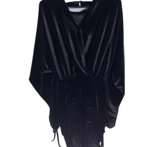 💙 Elegant Black Velvet Dress